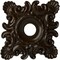 Ekena Millwork Crawley Ceiling Medallion (Fits Canopies up to 6 3/4"), 18"W x 18"H x 3 1/4"ID x 1 1/2"P, Bronze CM18CRBZS - alternate 1